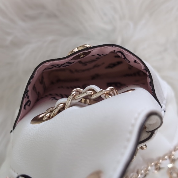 Juicy Couture Angel Fashion Icon Bucket Bag with Chain and Rhinestone Detail 💎 - Picture 9 of 17
